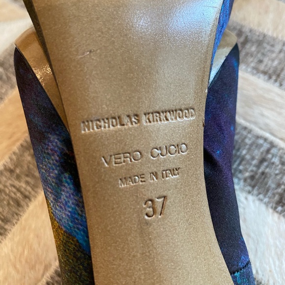 Nicholas Kirkwood x Erdem Collab Silk Heels - Picture 5 of 8